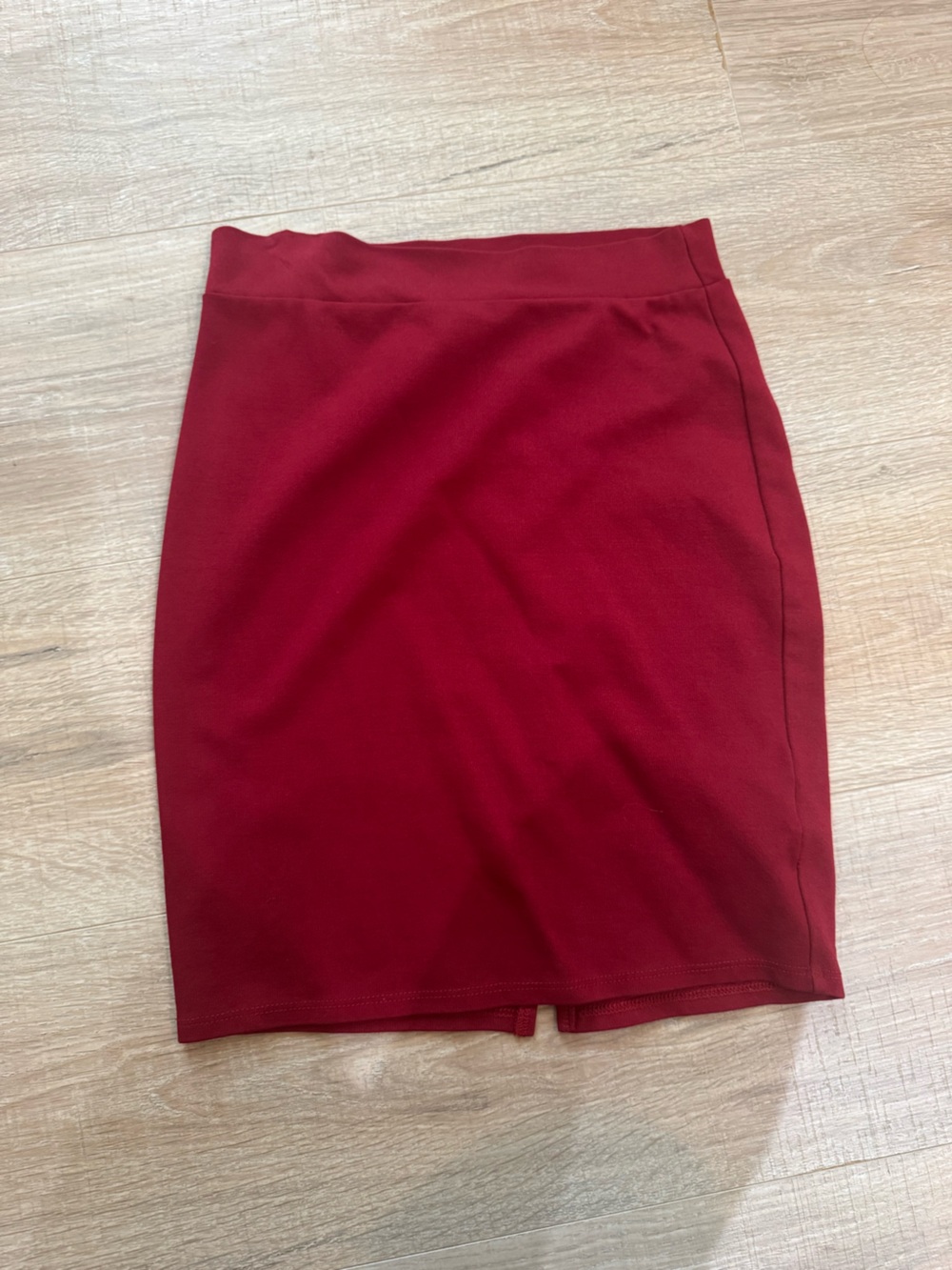 Charlotte Russe Red mini Pencil Skirt